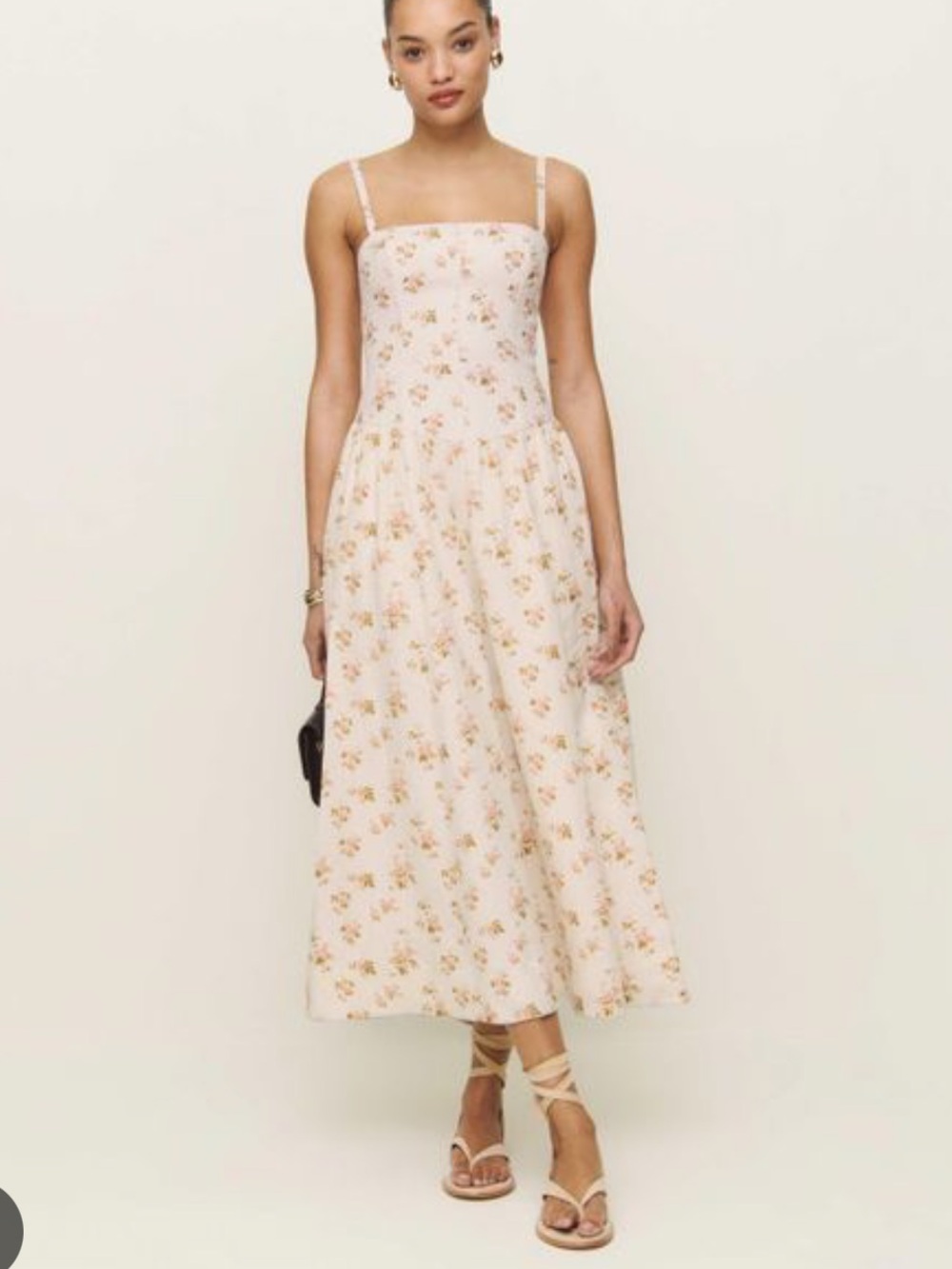 LIKE NEW REFORMATION Katarin Linen Dress, Mildred, size 6